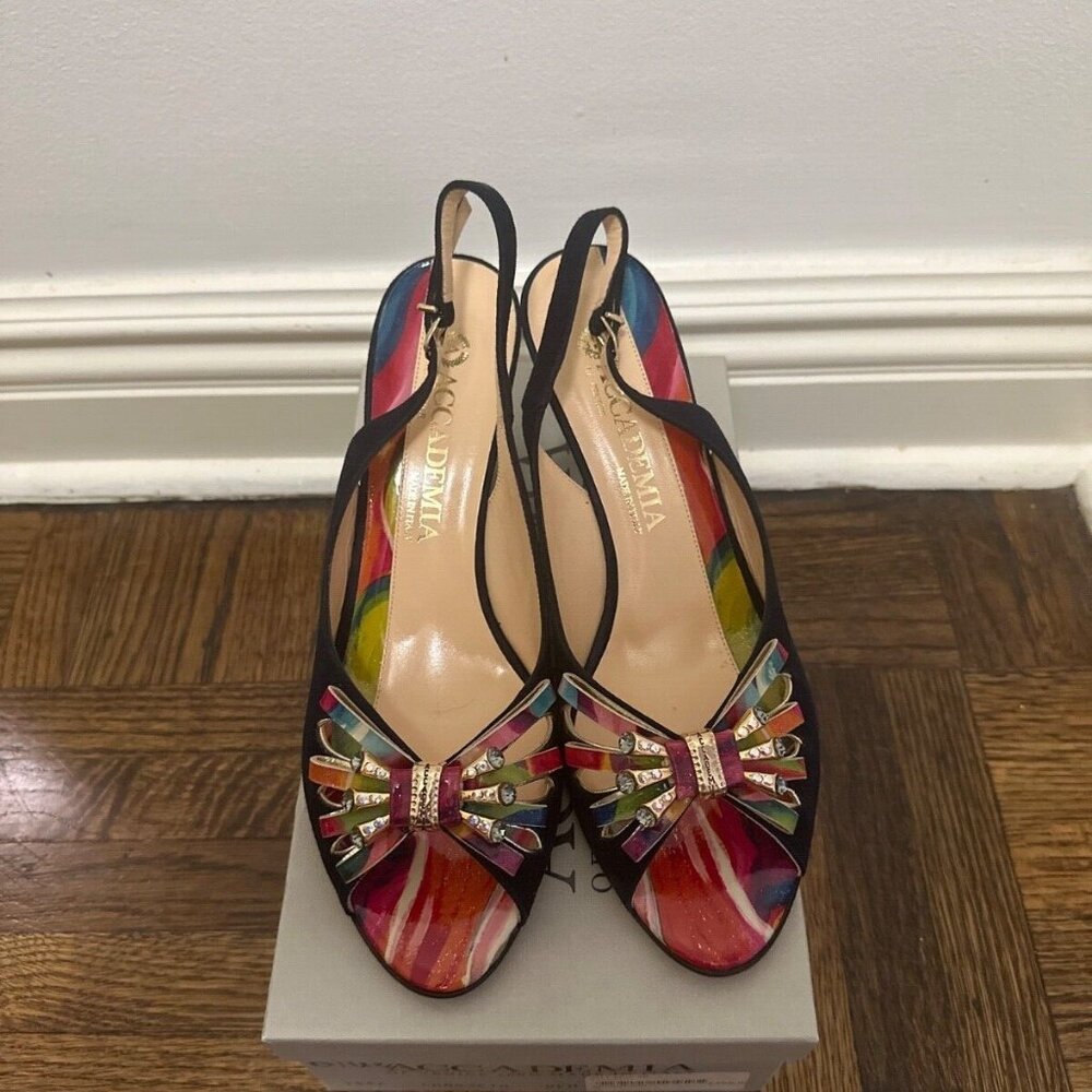 Accademia of Venice Wedge Sandals - Picture 2 of 6